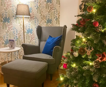 Lesesessel Weihnachten