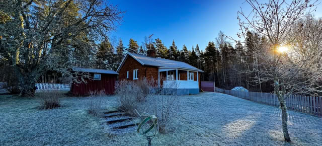 Ferienhaus im Winter