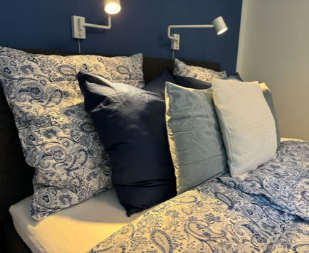 Blaues Schlafzimmer